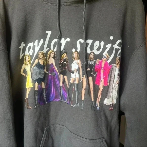 Taylor Swift Eras hoodie tour merch 1989 red folklore oversized large pullover - Picture 2 of 5